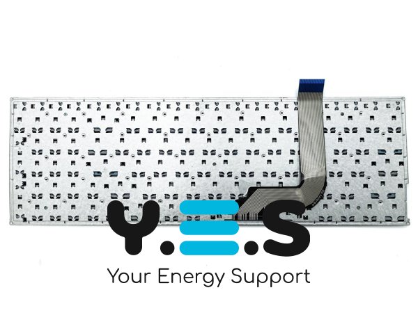 Клавіатура OEM для ноутбуків ASUS X542, X542BA, X542B, X542U, X542UR, X542UQR, X542UN, X542UF, X542UA, K542, K542B — RU розкладка, чорна, без рамки