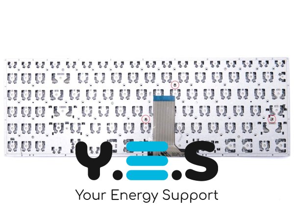 Клавіатура для ноутбука ASUS VivoBook S530 / X530 / K530 (S530F, S530UA, X530FA, X530UN) — Black, без рамки, RU-розкладка