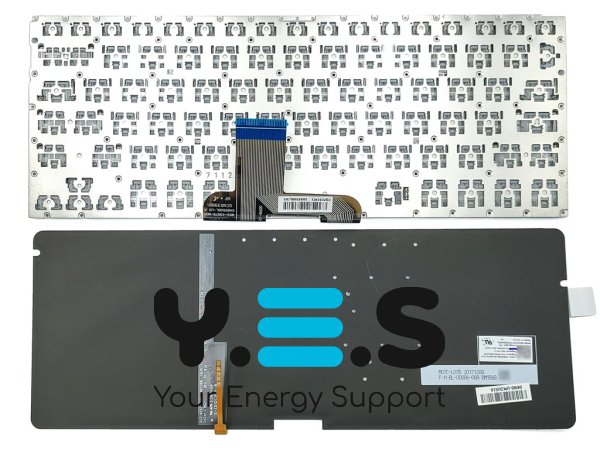 Клавіатура з підсвіткою для ASUS ZenBook UX310, UX310U, UX310UA, UX310UQ, UX310UAK, UX310A, UX310UF, U4000, RX310 — RU Black, без рамки (Original)