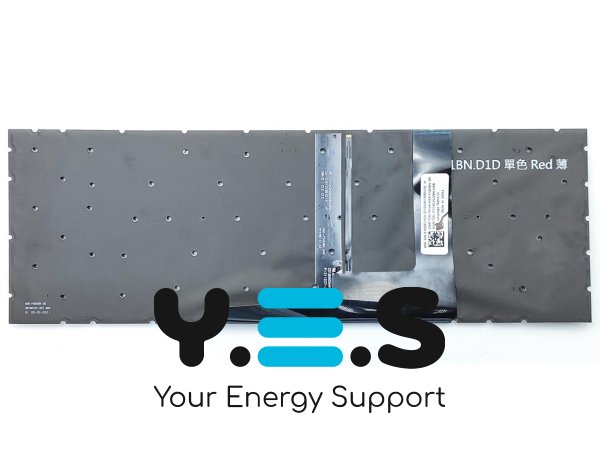 Клавіатура для ноутбуків MSI GF66 / GF76 / GP76 / GE76 / GL76 / GL66 / MS-1582 / MS-17L1 / MS-17H3, RU розкладка, чорна, з червоною підсвіткою, Original