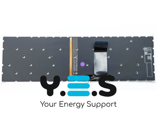 Клавіатура для ноутбуків ACER SP515-51 / SP515-51N / SP515-51GN та Nitro NP515-51 — чорна, RU-розкладка, червона підсвітка