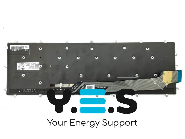 Клавіатура з підсвіткою для ноутбуків DELL G3 3590/3579/3779/3593, G5 5500/5565/5567/5570/5590/5587/5575/5770/5775, G7 7588/7570/7580/7587/7566 — TUR Black (чорна)