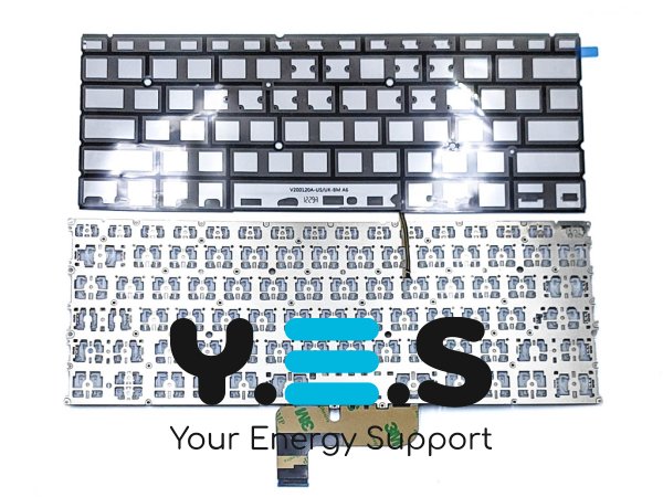 Клавіатура з підсвіткою для Lenovo Yoga Slim 9 14ITL5 — UA розкладка, чорна (Black)