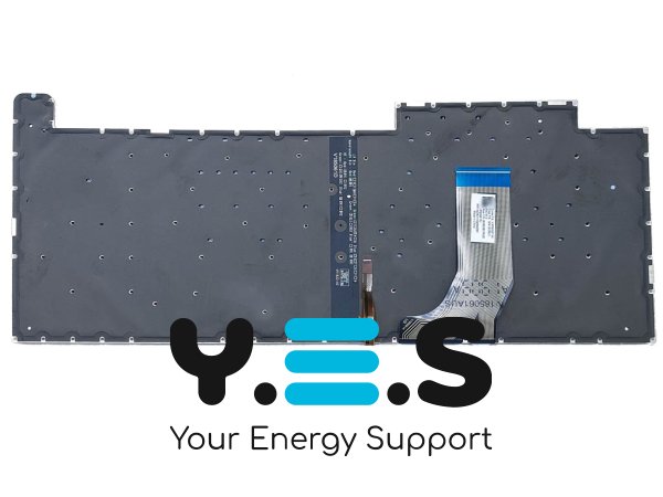 Клавіатура для ноутбуків ASUS G731, G731GW, G731GT, G731GD, G731GU, G731GV, G732L, G732G, G712, G712L — Silver, з RGB-підсвіткою, 8pin (RU)