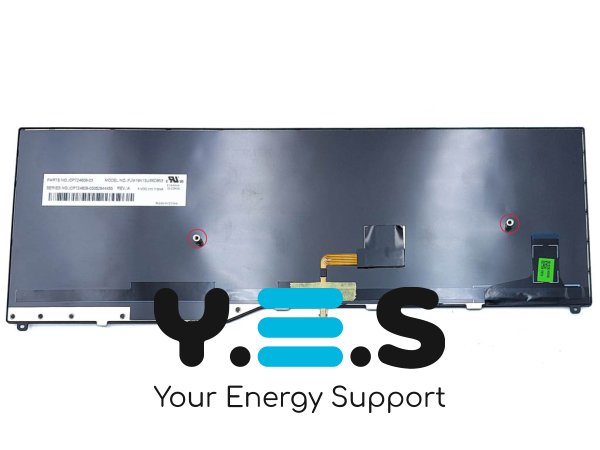 Клавіатура для Fujitsu Lifebook E458/E459/E558/E559/E4511/E5510/E5511/U757/U758/U759/U7510 — RU, чорна, з рамкою та Pointstick