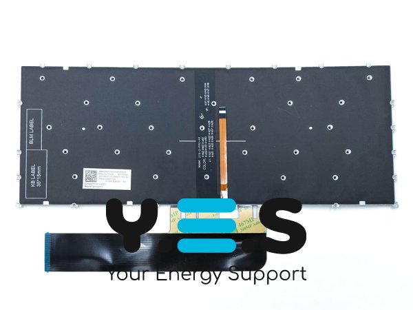 Клавіатура з підсвіткою для Lenovo Yoga Slim 7-14ARE05 / 7-14IIL05 / 7-14ITL05, чорна (RU)