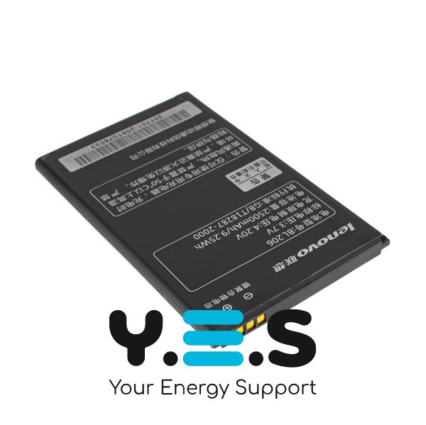Акумулятор Lenovo BL206 для смартфонів A600E, A630, A630E — 3.7V, 2500mAh (9.25Wh)