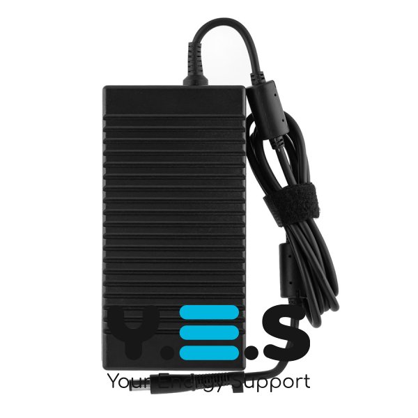 Блок живлення для ноутбука HP 19V 9.5A 180W (роз’єм 7.4×5.0 PIN, прямокутний), чорний