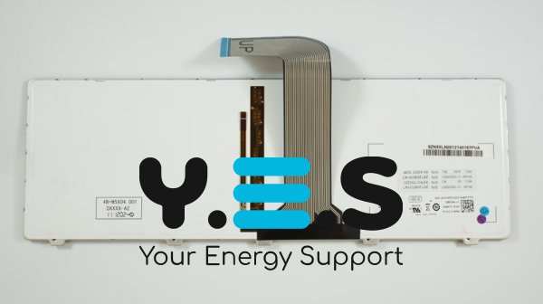 Клавіатура для ноутбука DELL Inspiron 5520, M4110, M5040, M5050, N4110, N5040, N5050 / Vostro 1540, 3550 / XPS L502 — чорна, з підсвіткою клавіш, RU-розкладка