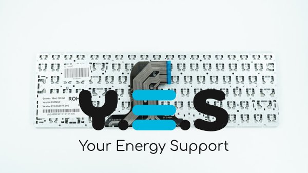 Клавіатура для ноутбука HP 250 G4, 255 G4 series — чорна, RU-розкладка, без рамки