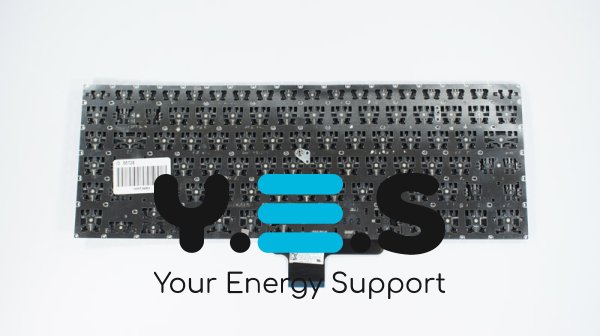 Клавіатура для ноутбука ASUS серії X510, розкладка RU, чорна, без рамки