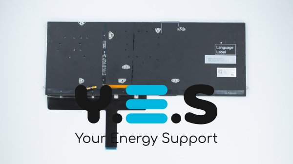 Клавіатура для ноутбука ASUS UX490 series — розкладка RU, синя, без рамки, з підсвіткою клавіш