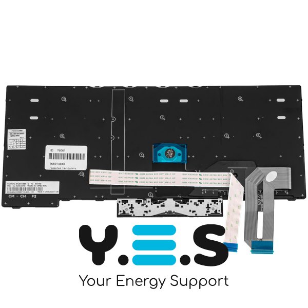 Клавіатура для ноутбука ASUS GL702VS — чорна, без рамки, розкладка RU, з підсвіткою клавіш