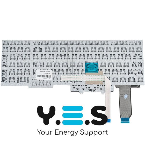 Клавіатура для ноутбука Lenovo ThinkPad E15 2Gen (2020), чорна, розкладка RU, без рамки