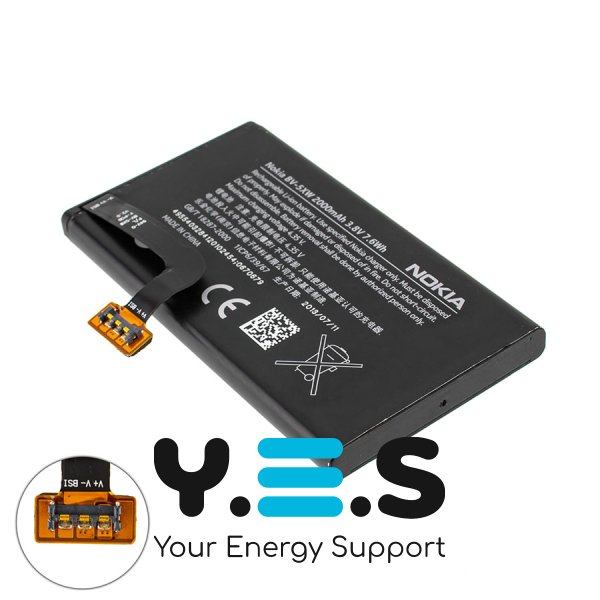 Акумулятор BV-5XW 2000 mAh для смартфона Nokia (телефона) Original