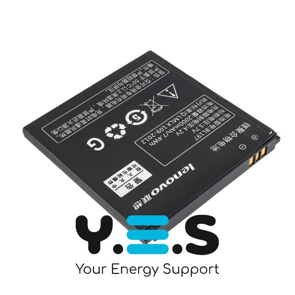 Акумулятор Lenovo BL197 для смартфонів S720, A800, S750, S870 — 3.7V, 2000mAh (4Wh)