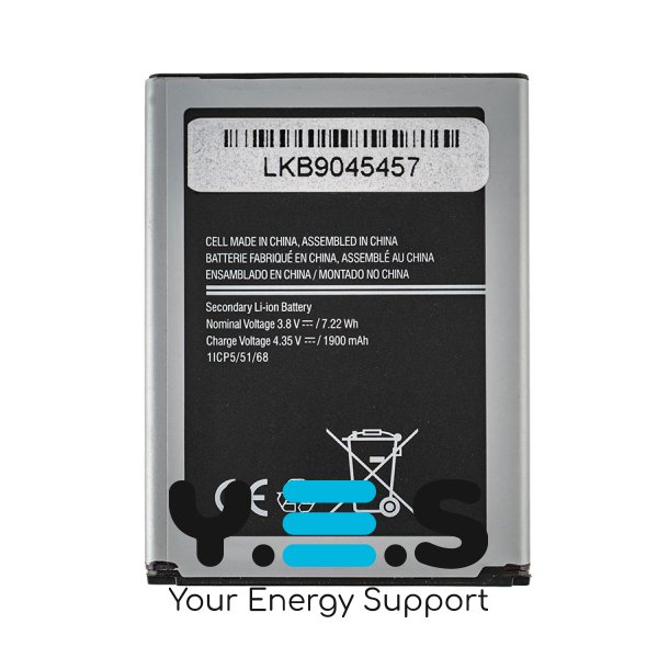 Акумулятор для смартфона Samsung Galaxy Ace J1 (SM‑J110) EB‑BJ110ABE — 3.8V, 1900mAh (Original)