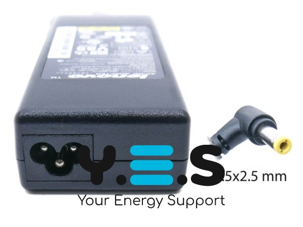 Адаптер живлення для ноутбука Lenovo 19V 4.74A 90W, штекер 5.5×2.5 мм (без кабелю)