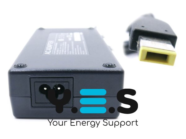 Блок живлення (адаптер) для ноутбуків Lenovo — 20V 8.5A 170W, роз’єм Square+pin, без мережевого кабелю