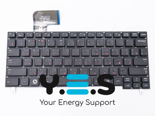 Клавіатура для Samsung N210 / N220 / N230 — RU розкладка, чорна, без рамки (9Z.N4PSN.00R)