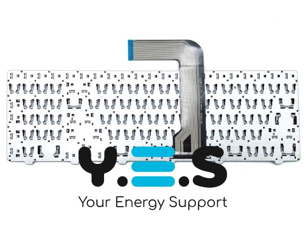 Клавіатура для ноутбука DELL Inspiron 15R N5110, M5110 — чорна (RU), з рамкою