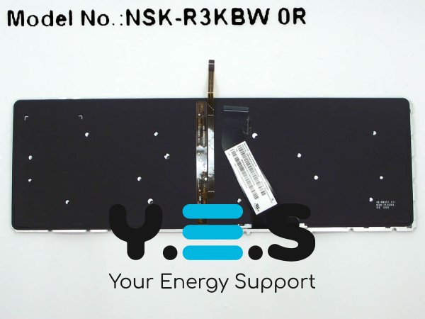 Клавіатура з підсвіткою для ACER Aspire V5-571, M3-581, M5-581, V5-531, V5-531G, V5-551, V5-551G, V5-571G — чорна, RU-розкладка, без рамки, Original