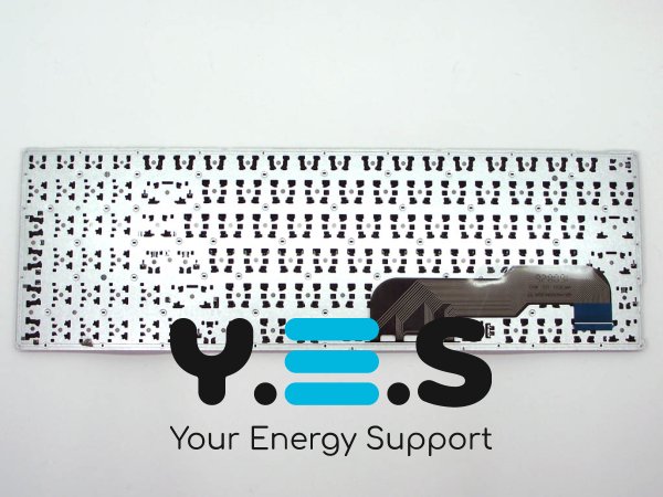 Клавіатура для ноутбуків ASUS X541, X541LA, X541S, X541SA, X541UA, R541, R541U, X541N, X541NA, X541NC, X541SC, X541U, X541UV — чорна, RU-розкладка, без рамки