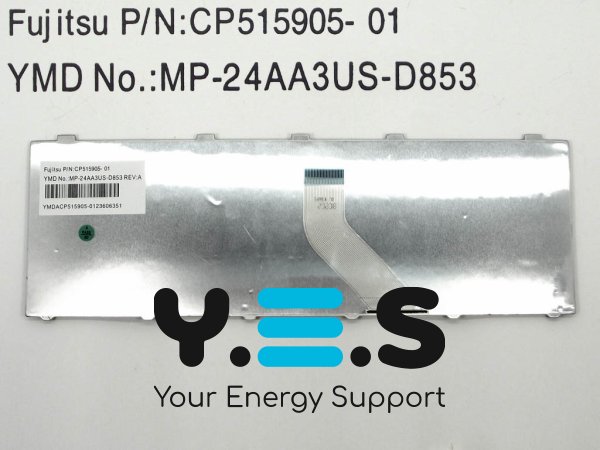 Клавіатура для ноутбука Fujitsu Lifebook A530 / A531 / AH512 / AH530 / AH531 / NH751, розкладка RU, чорна