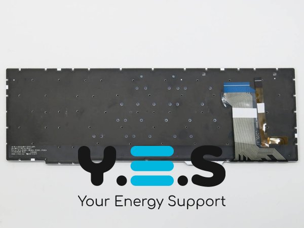 Клавіатура з підсвіткою для ноутбуків ASUS GL553, GL553V, GL553VW, ZX73, FX553VD, ZX553VD, ZX53V, FX53VD, FX753VD, FZ53V — чорна (RU), без рамки, Original