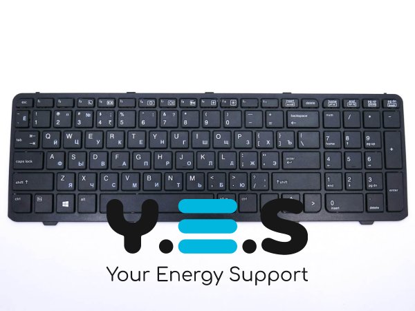 Клавіатура для ноутбуків HP ProBook 650 G1 та 655 G1 — RU Black, з рамкою