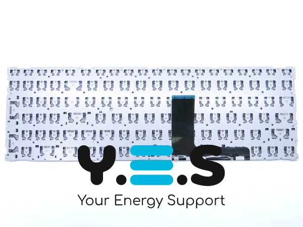 Клавіатура для ноутбука Lenovo IdeaPad 110-15IBR / 110-15ACL / 110-15AST — розкладка RU, чорна, без рамки, OEM