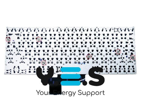 Клавіатура для ноутбука ASUS TX201 / TX201L / TX201LA — чорна, розкладка RU, без рамки