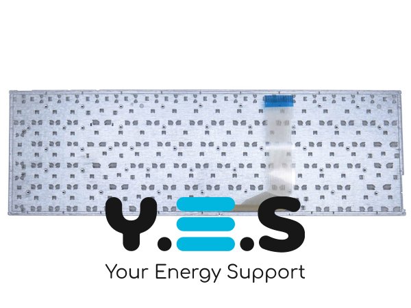 Клавіатура для ноутбуків ASUS X556, X556U, X556UA, X556UB, X556UF, X556UJ, X556UR, X556UV, A556, A556UA, A556UV, K556UV, FL5900U, X756U — біла, RU-розкладка, без рамки