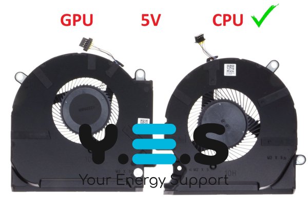 Вентилятор CPU 5V для ноутбука HP OMEN 15-EK/15-EN (TPN-Q238/Q236)