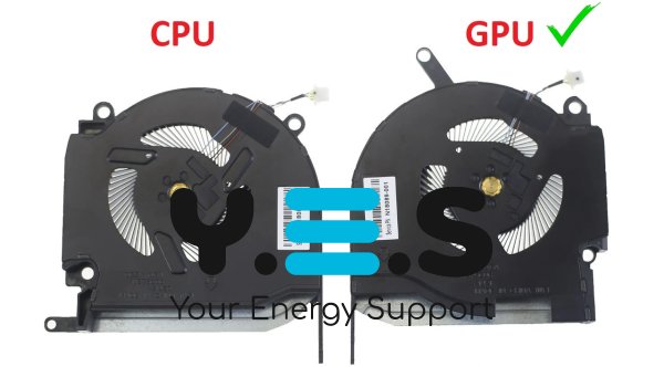 GPU вентилятор 5V для ноутбука HP OMEN 16-K/16-N (TPN-Q280/Q281)