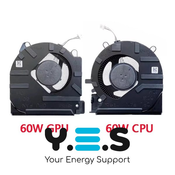 Вентилятор CPU 60W для ноутбуків HP Victus 16-D/16T-D/16-E (серія)