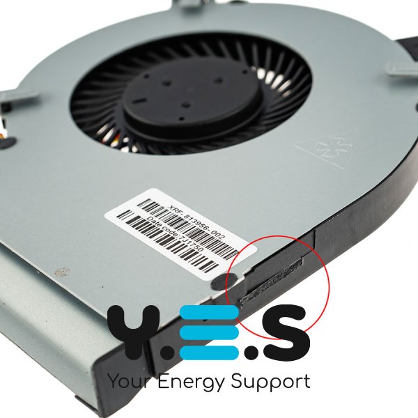 Уцінка: кулер (вентилятор) ASUS X540NA/X540NV/X540UA/X540UB, DC 5V 0.5A, 4pin (вухо зламано)