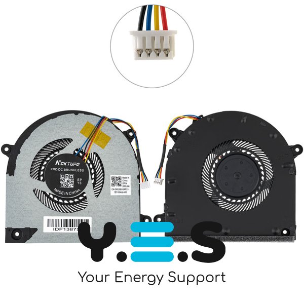 Кулер (лівий+правий) для ноутбука Lenovo Legion Y540-17IRH, вентилятори, 5F10S13888