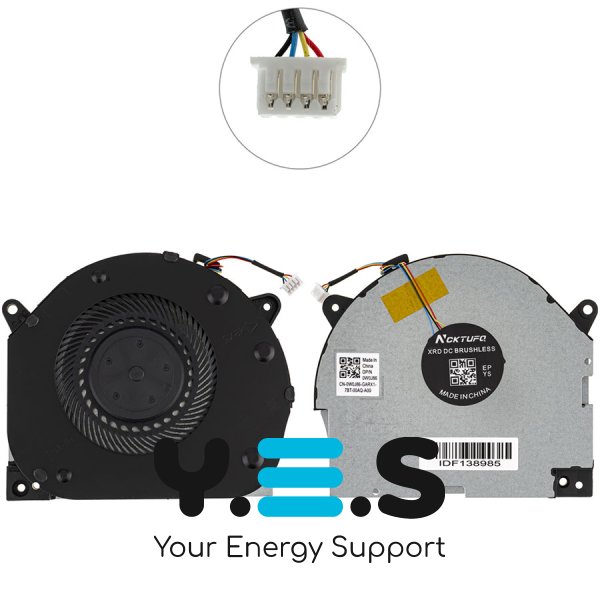 Вентилятори (лівий+правий) для ноутбука Lenovo Legion Y540-15IRH, 5F10S13886 (кулер)