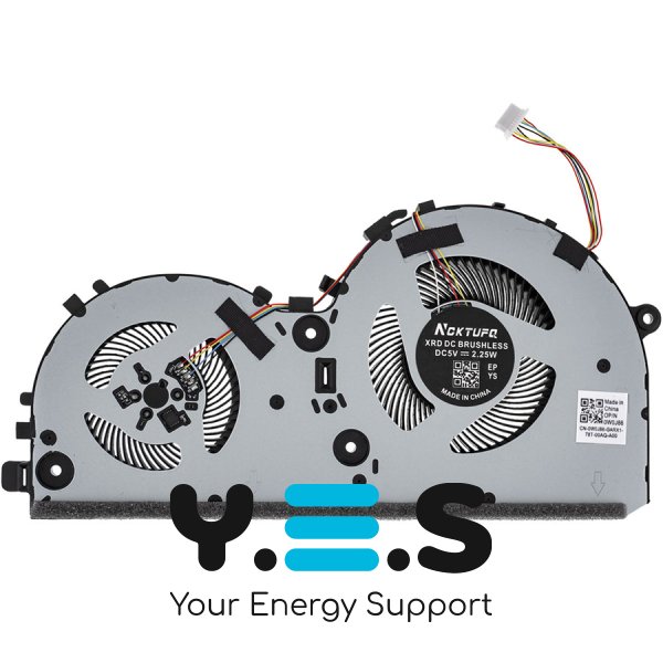 Подвійний вентилятор Lenovo IdeaPad L340-15IRH/L340-17IRH Gaming, 5F10S13887