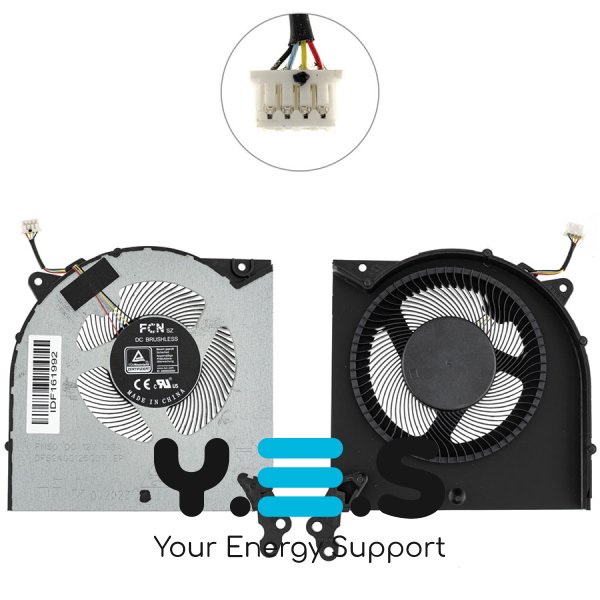 Вентилятори 2шт для Lenovo Legion 5-15ARH05H/5P-15ARH05H 12V (L+R) 5H40S20132 Original