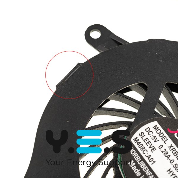 Уцінка: корпус-вентилятор (кулер) HP Compaq CQ62/CQ72, Pavilion G62/G72, KSB0505HA, без кришки