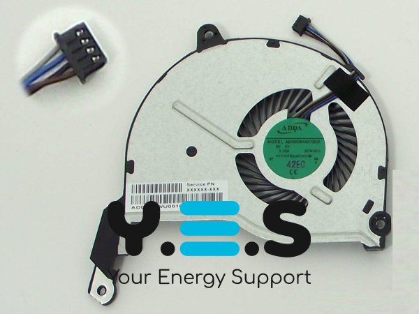 Кулер-вентилятор 4PIN для HP Pavilion 14-N000/14-N200/15-N/17-N100 DFS200405010T 736278-001