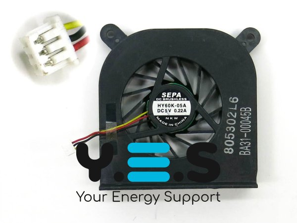 Кулер (вентилятор) для Samsung Q35: HY60B-05A, BA31-00032A
Сумісні моделі: Samsung Q35 Series (Q35)