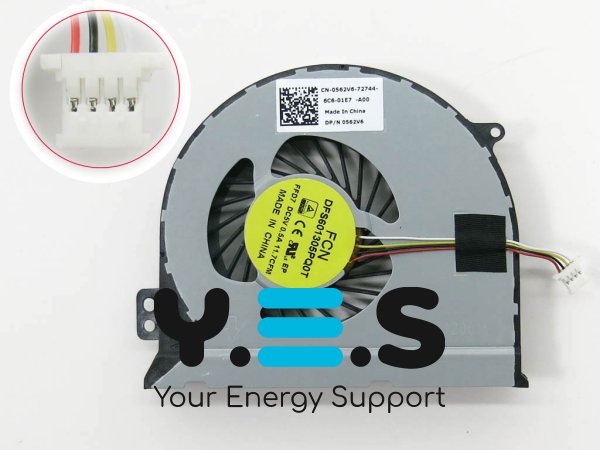 Кулер DELL Inspiron 14 7447/N7447/14PR-7000/14P-1548/1748/1848R/1548b 562V6 dfs601305pq0t