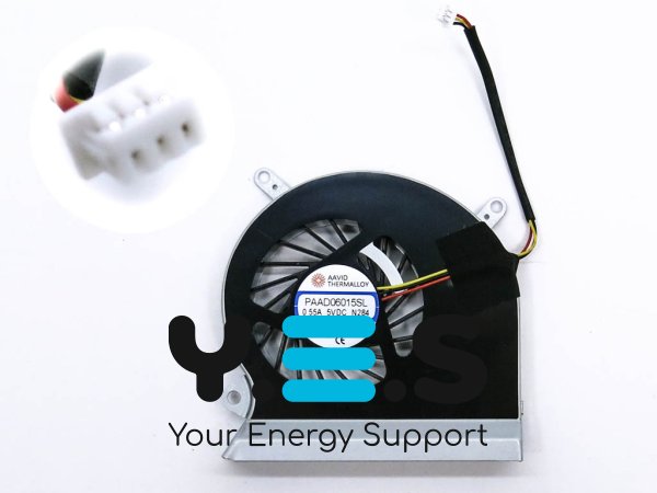 Кулер-вентилятор 5V 0.55A 3pin PAAD06015SL для MSI GE60/16GX/16GA (A166)