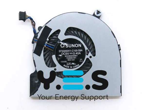 Вентилятор-кулер HP Folio 9470/9470m/9480/9480m, 702859-001, EF50050V1-C100-S9A