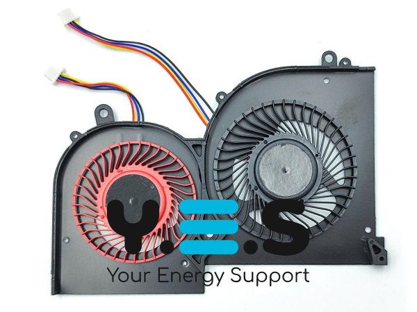 GPU вентилятор (кулер) для MSI GS65 8SF/8RF/8SG, GS65VR MS-16Q2, версія 1