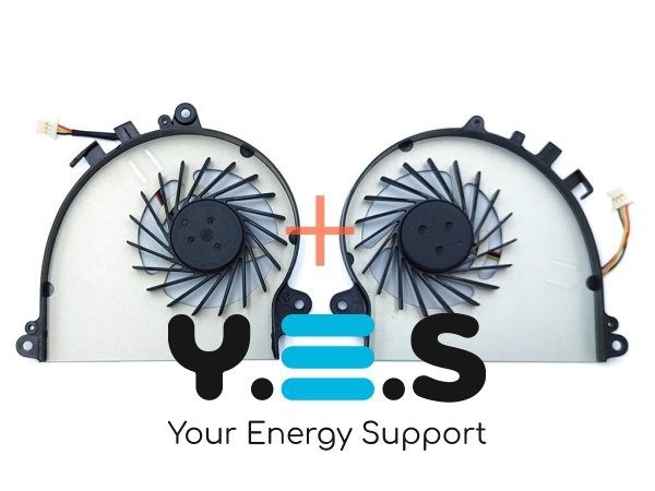 Кулер (вентилятор) CPU+GPU для MSI GS70/GS72 MS-1771/1773 UX7 7G-700 PAAD06015SL/N184/N346/N197