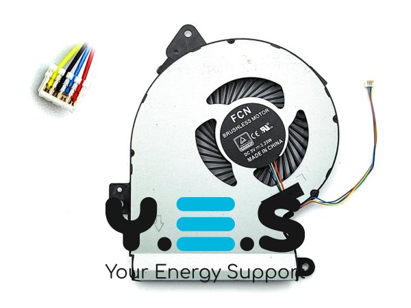 Вентилятор-кулер ASUS X541/X541U/X541UV/X541UA/D541NA/R541S/X541JL, ver.2, малий розʼєм (13NB0CG0T01011)